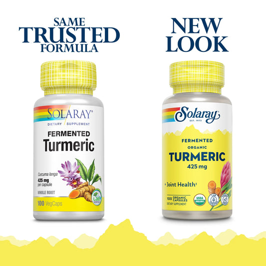 Fermented Turmeric Root 500Mg | 100 Vegcaps