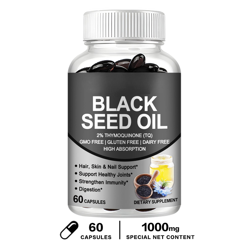 Black Seed Oil 1000Mg -Immune & Digestive Support