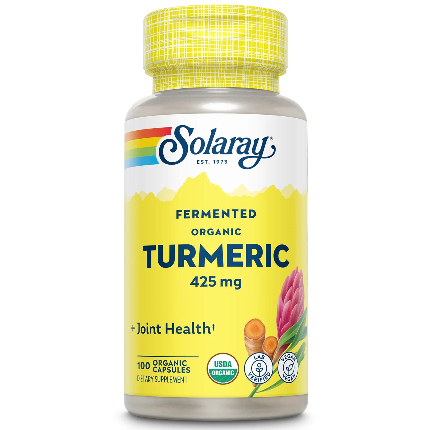 Fermented Turmeric Root 500Mg | 100 Vegcaps