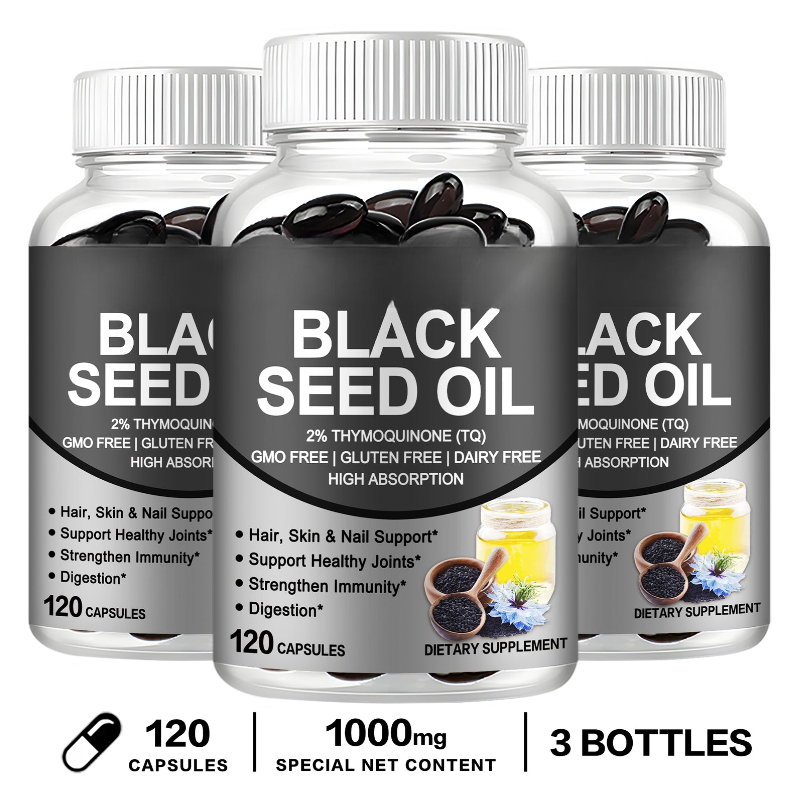 Black Seed Oil 1000Mg -Immune & Digestive Support