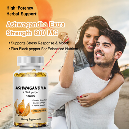 Ashwagandha Extract Maximum Strength- Stress Anxiety Immunity