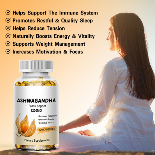 Ashwagandha Extract Maximum Strength- Stress Anxiety Immunity