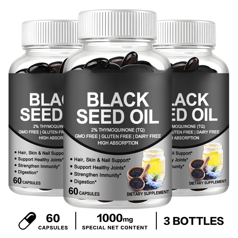 Black Seed Oil 1000Mg -Immune & Digestive Support
