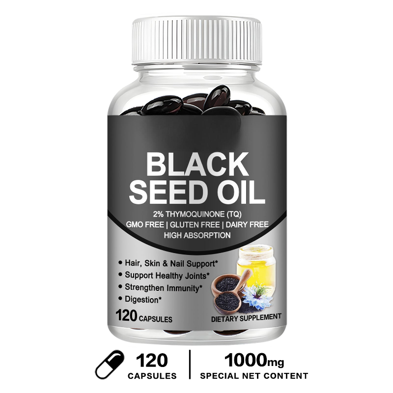 Black Seed Oil 1000Mg -Immune & Digestive Support