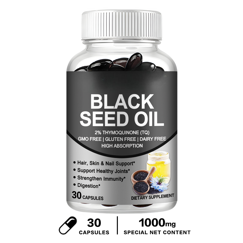 Black Seed Oil 1000Mg -Immune & Digestive Support