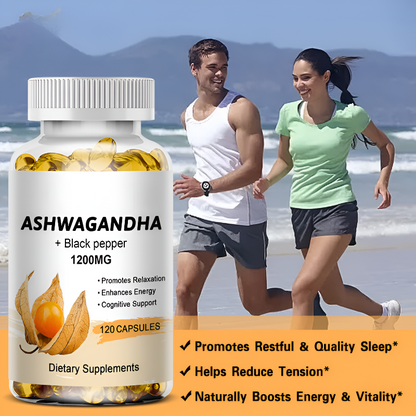 Ashwagandha Extract Maximum Strength- Stress Anxiety Immunity